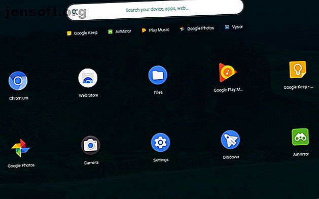 Applications Chrome OS préinstallées