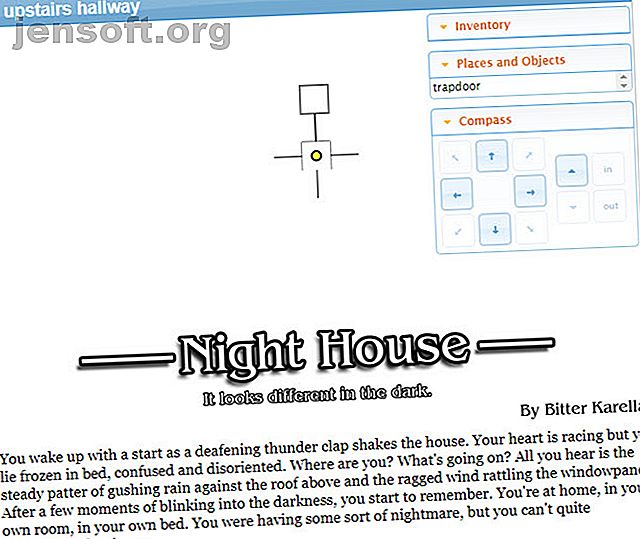 Jeux à base de texte - Night House