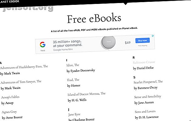 Planet eBook ebooks gratuits