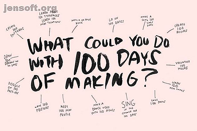 Créer n'importe quoi dans 100 jours.
