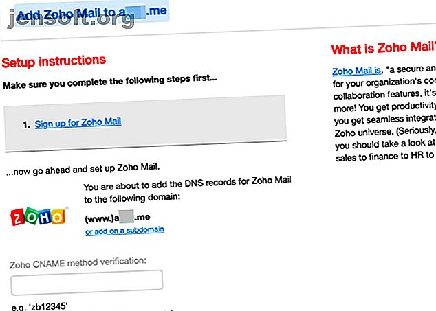 Installez Zoho Mail en un clic dans iwantmyname.com.