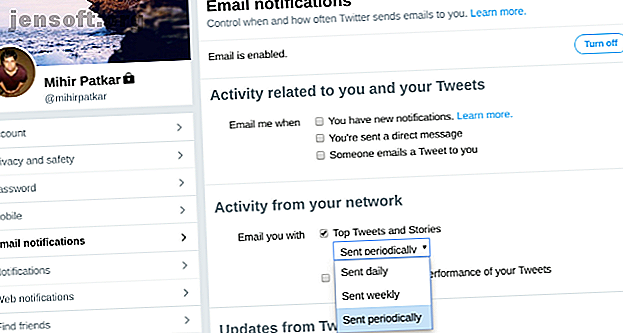 Comment recevoir des notifications par courrier électronique de Twitter avec les meilleurs tweets pour vous