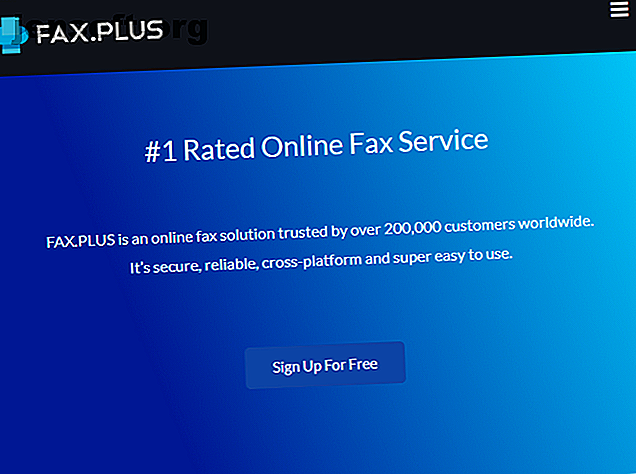 Site Web du service de télécopie en ligne FaxPlus