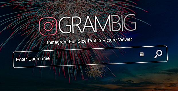 GramBig montre des photos en taille réelle des images de profil d'instagram