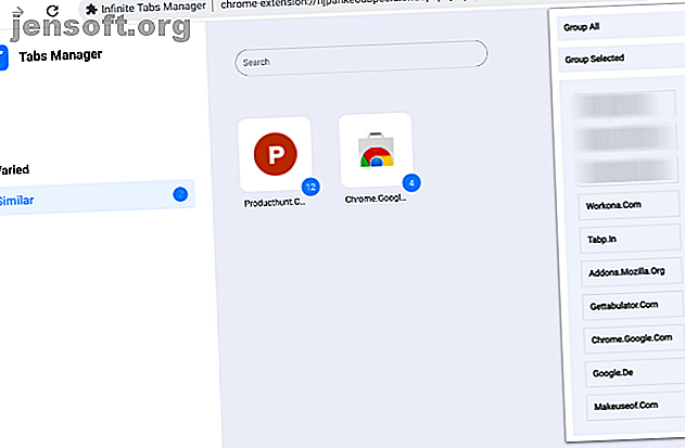 Traiter la surcharge d'onglets avec Infinite Tabs Manager pour Chrome et Firefox