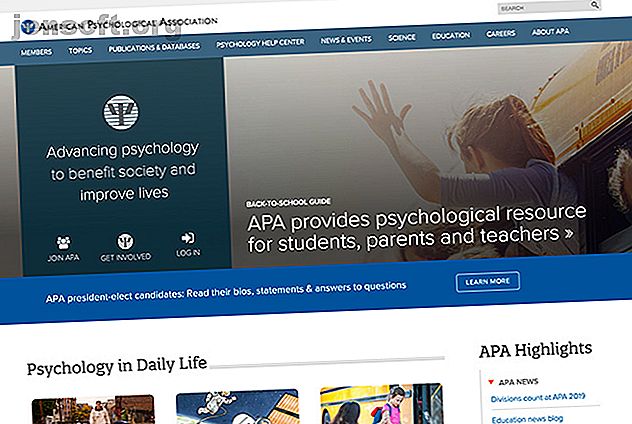 Site web de l'APA