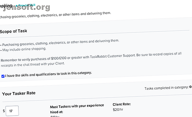 Postes de TaskRabbit dans la catégorie Shopping