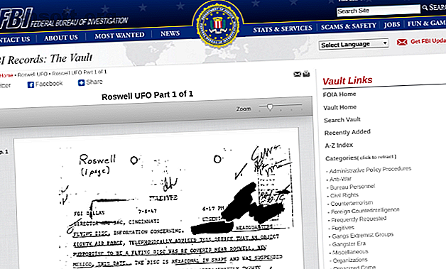 Le FBI Vault et la salle de lecture de la CIA ont tous les fichiers déclassifiés en réponse à des demandes de loi sur la liberté d'information