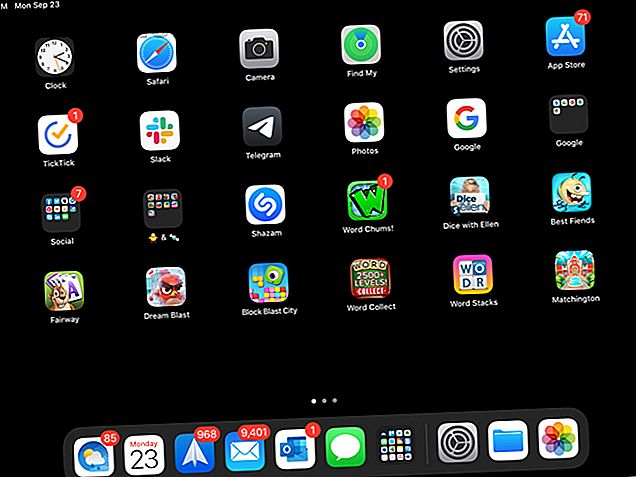 iPadOS nouvelle disposition de l'écran d'accueil