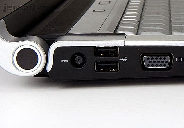 Ports USB sur un ordinateur portable
