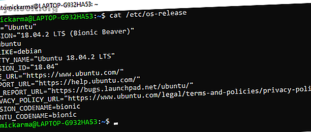Vérifiez votre version de Linux avec osrelease