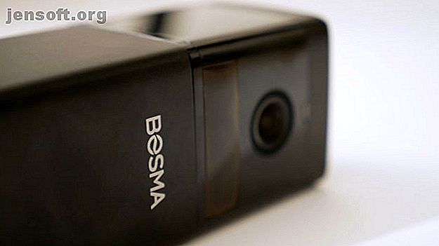 Bosma X1 Review: Une caméra de sécurité intérieure décente qui manque de polonaise Bosma X1 couchée sur le côté