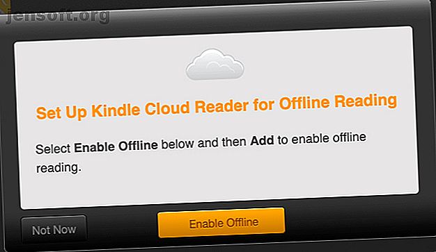 Activer l'invite du mode hors connexion dans Kindle Cloud Reader