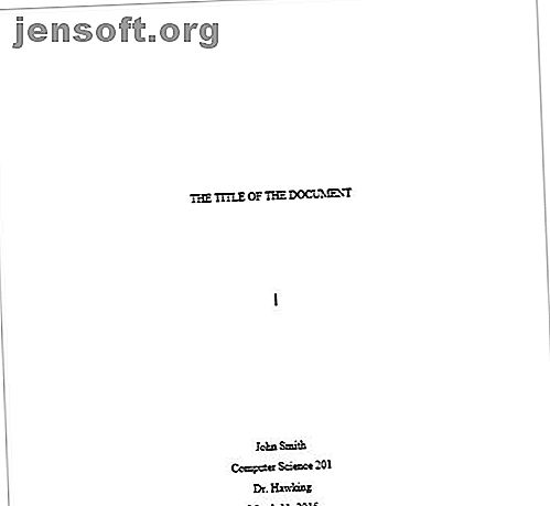 Une page de couverture simple d'un document de recherche.