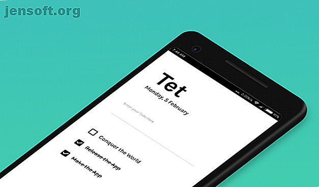 Tet est une application de productivité qui supprime vos tâches.