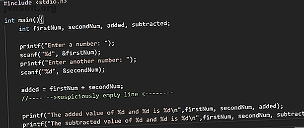 Exemple de code C