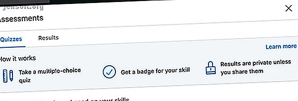 Les évaluations de compétences LinkedIn vous donnent un badge de vérification