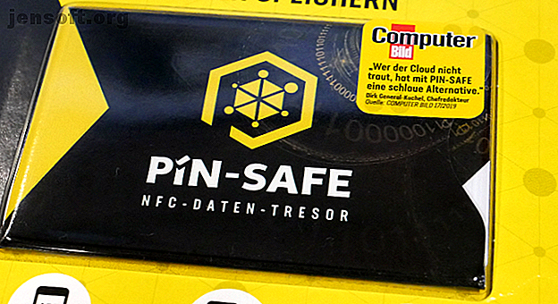 Coffre-fort de données NFC de PIN-SAFE