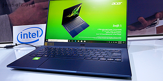 Acer Swift 5 modèle 2019 mis à jour avec plus de vie de la batterie