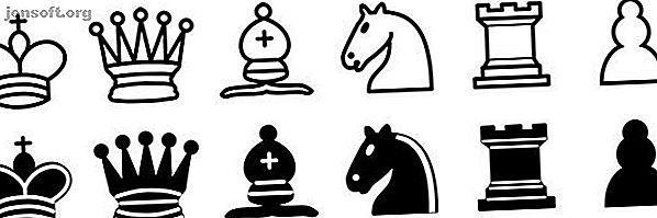 Exemple d'images-objets utilisant des pièces d'échecs