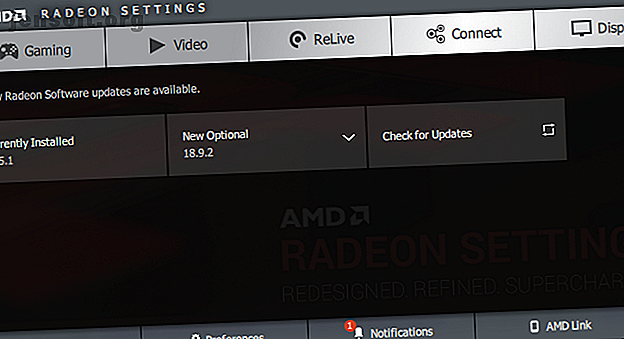 Vérification AMD pour les mises à jour graphiques