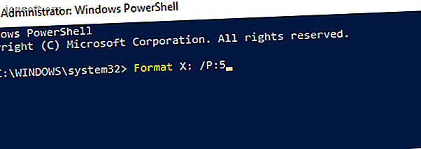 Essuyer un disque dur à l'aide de Windows PowerShell