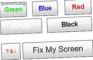 Écran de sélection des couleurs de l'outil LCD