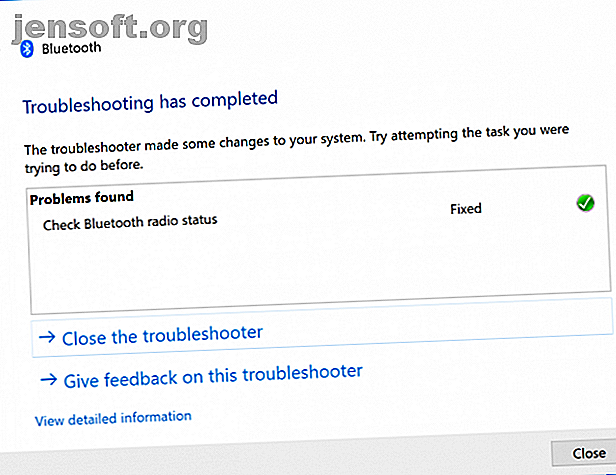 Dépannage Bluetooth sous Windows 10