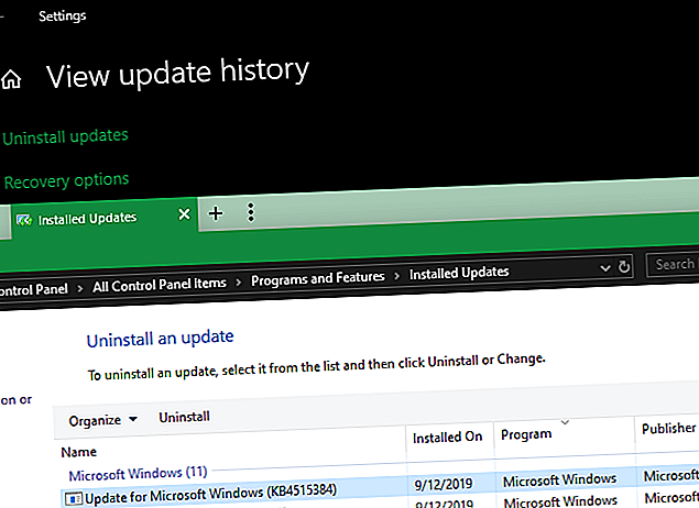 Windows 10 désinstaller des mises à jour