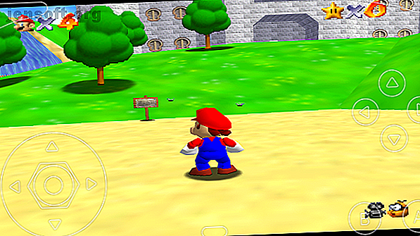 Mario 64 comme joué sur N64oid pour Android