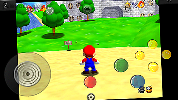 Super Mario 64 tel que joué sur RetroArch pour Android