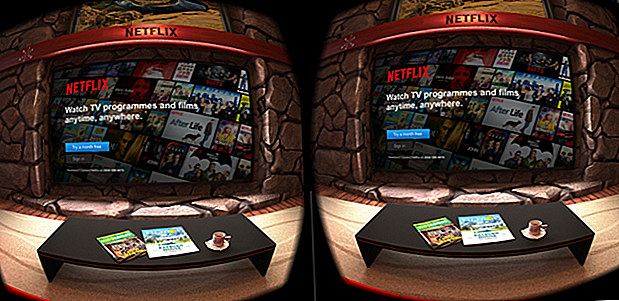 Écran de connexion Netflix VR Android