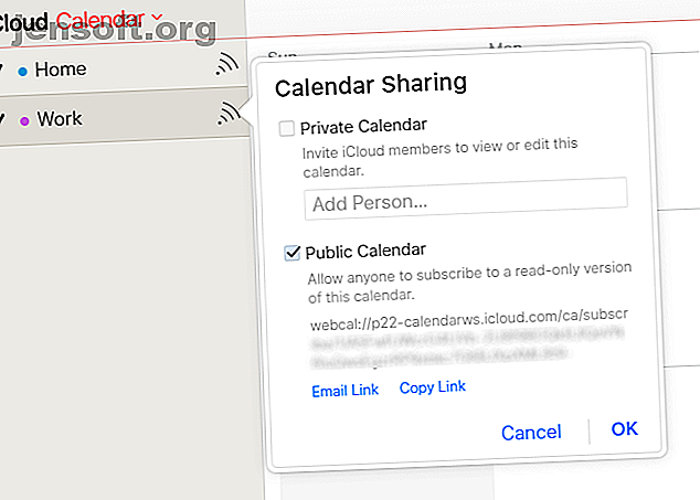 Synchronisez votre calendrier iCloud avec WebCal