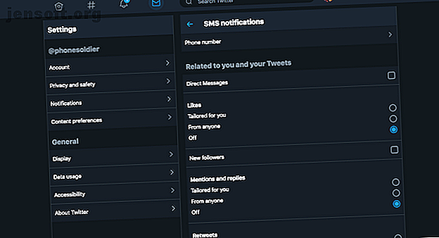 Activer les notifications par SMS sur Twitter