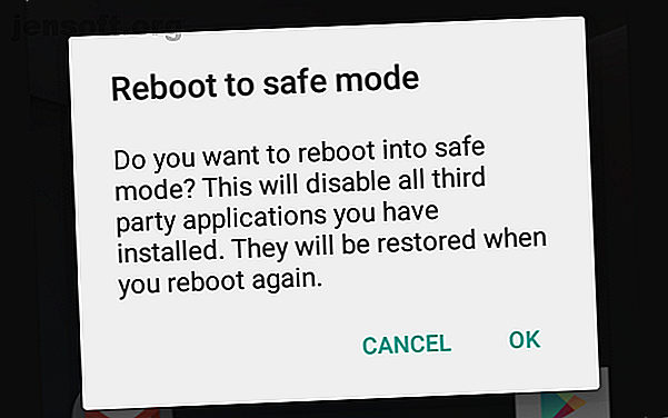 Android Reboot en mode sans échec