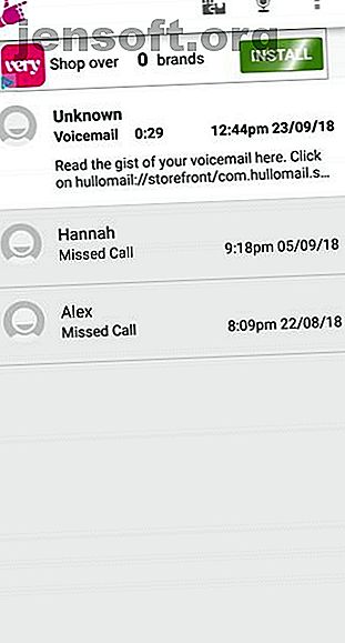 Hater voicemail?  Du har brug for en af ​​disse visuelle voicemail-apps til Android, der gør styring af stemmemeddelelser enkel.