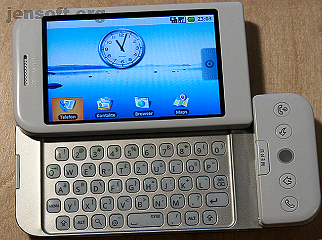 Premier smartphone Android sous Android HTC Dream