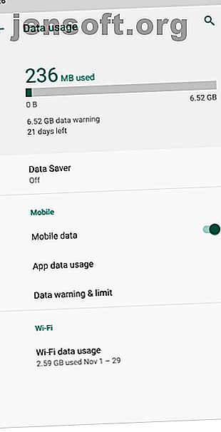 Si sus aplicaciones usan demasiados datos móviles, intente restringir los datos de fondo en Android.  Aquí se explica cómo desactivar los datos y ahorrar dinero.