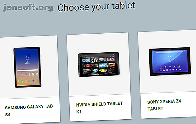 Choix de tablette Android
