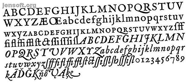 Fell Types Old English Font