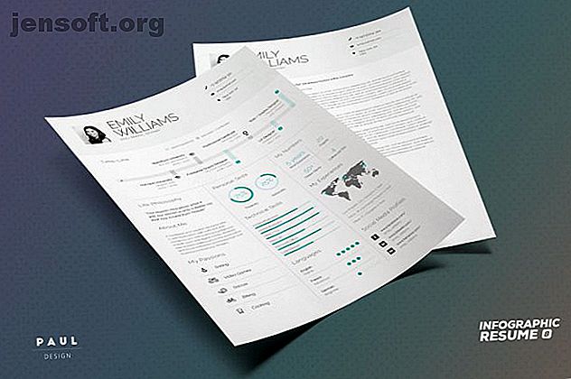infographie-indesign-resume-template