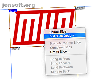 Comment ajouter des liens hypertexte dans Adobe Illustrator ou Photoshop Modifier les options de tranche