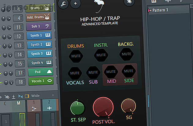 Le contrôle principal sur un modèle FL Studio.