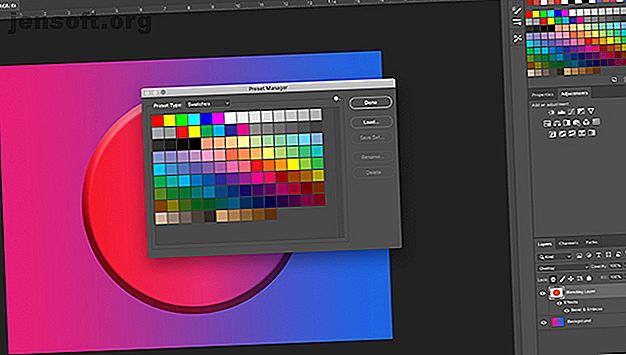 Comment créer une palette de couleurs dans Photoshop Preset Manager