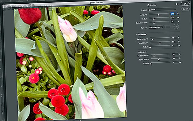 Comment rendre les photos plus nettes dans la fenêtre Photoshop Smart Sharpen