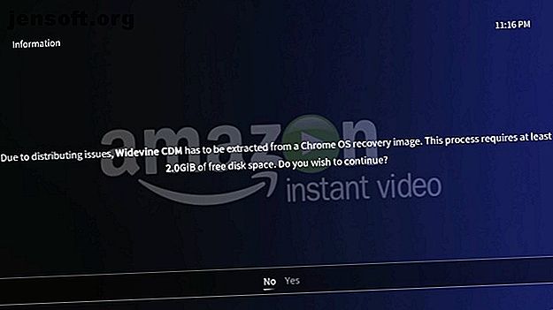 Installer Widevine pour activer la diffusion en continu du contenu VOD d'Amazon et de Netflix