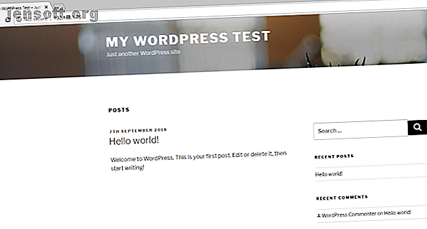 Site WordPress installé sur un Raspberry Pi