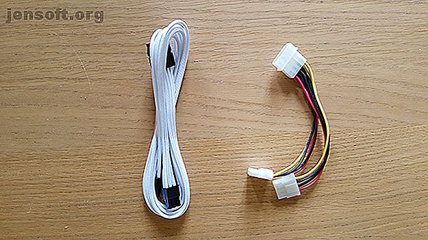Gestion des câbles PC - types de câbles