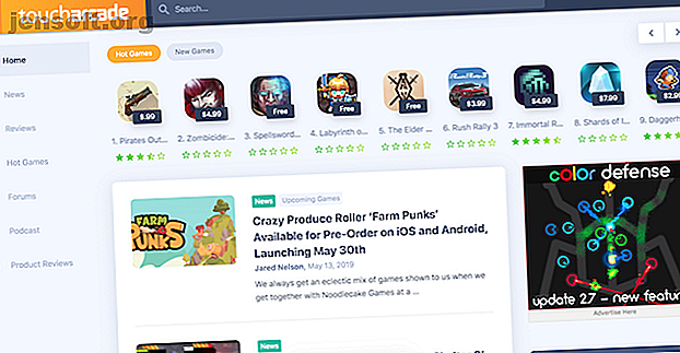 Découvrez les jeux iOS sur TouchArcade