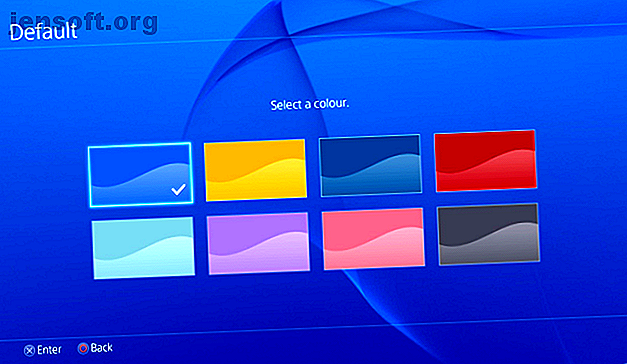 Modification de la palette de couleurs PS4